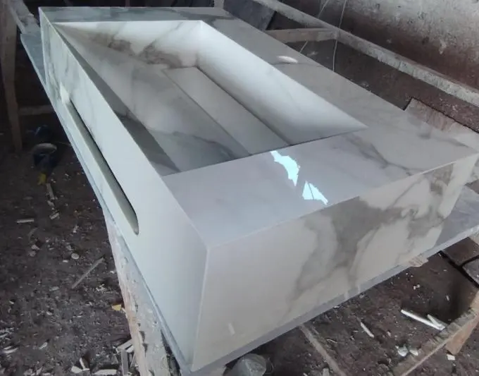 Vasque Statuario Calacatta 0.70 x 0.40 Cm 